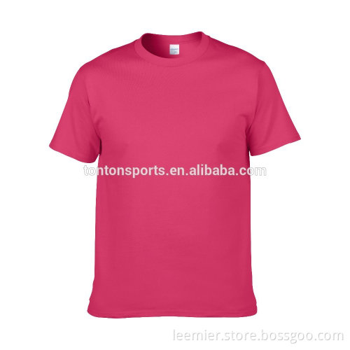Printing plain custom logo t shirts for men